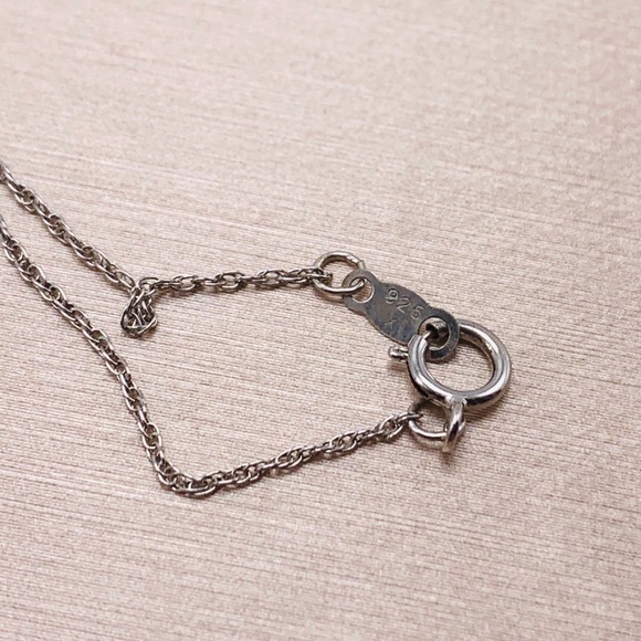 EUC Sterling Silver Double Infinity Loop Diamond - Picture 11 of 12